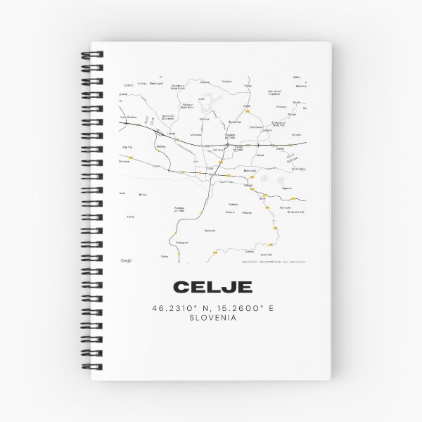 Item preview, Celje Slovenia Coordinates Map | Minimalist City Wall Art Print designed and sold by RM-Journey.