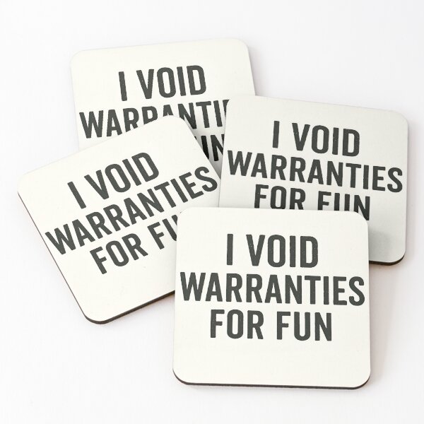 Item preview, I void warranties for fun designed and sold by Lorenzorapheal.