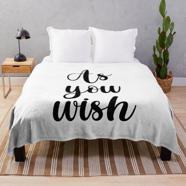 Item preview, princess bride quote, As You Wish, Movies Quote, designed and sold by corbrand.