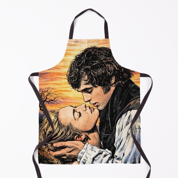 Aperçu de l'œuvre Jacob et Margot de Wuthering Heights au soleil couchant (fan art) créée et vendue par PopCultureAndStuff.