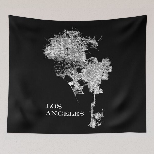 Item preview, Streets of Los Angeles (White On Color) designed and sold by Douglas E. Welch Design and Photography.
