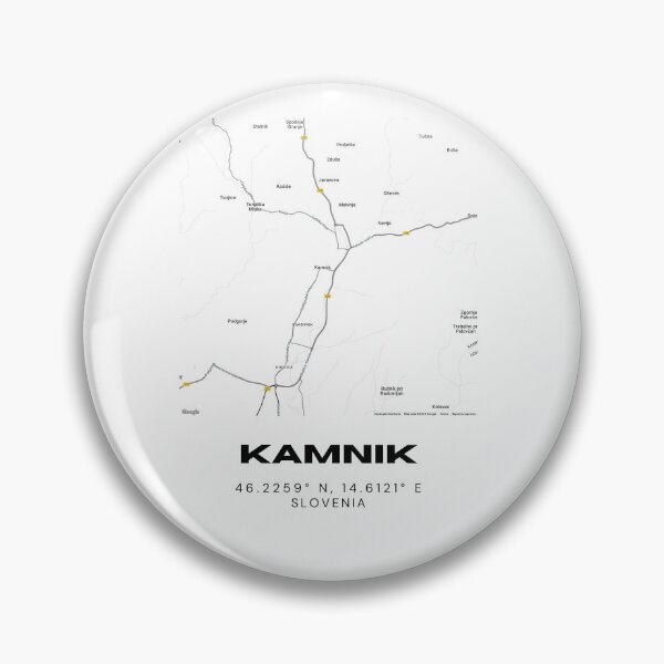 Item preview, Kamnik Slovenia Map Print | Alpine Coordinates Minimalist City Wall Art designed and sold by RM-Journey.