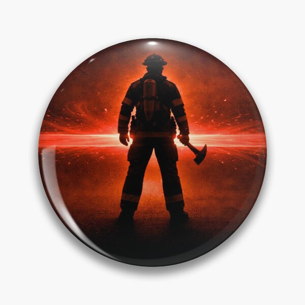 Item preview, SVT First Responder Series – Red Line Firefighter Guardian Silhouette designed and sold by SEVERTREND APPAREL .