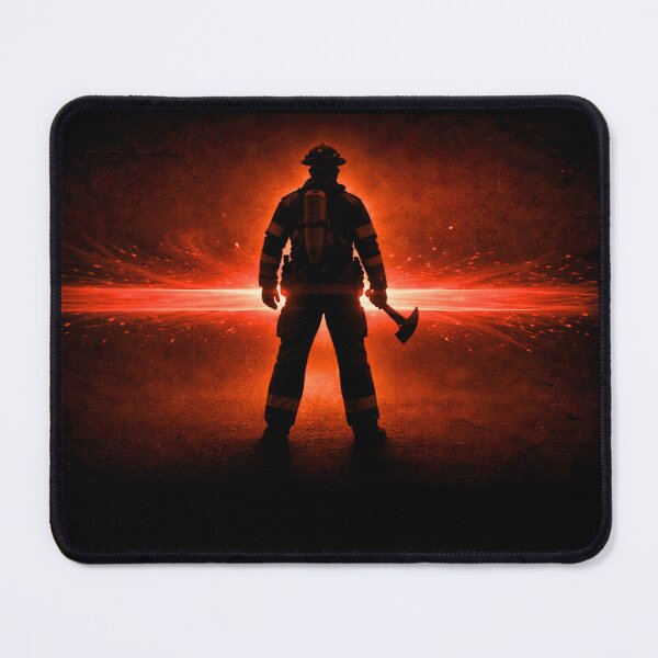 Item preview, SVT First Responder Series – Red Line Firefighter Guardian Silhouette designed and sold by SEVERTREND APPAREL .