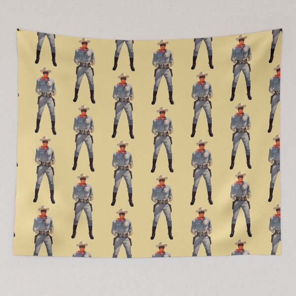 Item preview, Lone - Ranger masked cowboy vintage sign designed and sold by PIXEL POP DESIGNS - Beyond the Norm!.