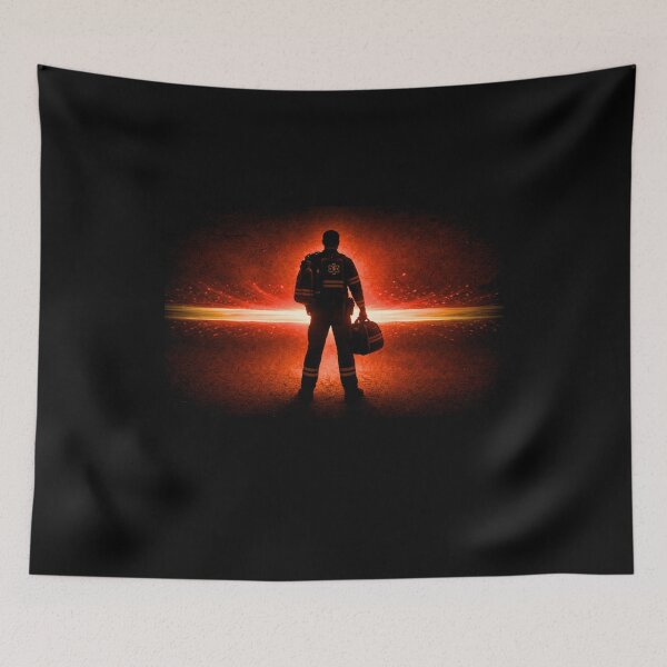 Item preview, SVT First Responder Series – EMS Lifeline Guardian Silhouette designed and sold by SEVERTREND APPAREL .