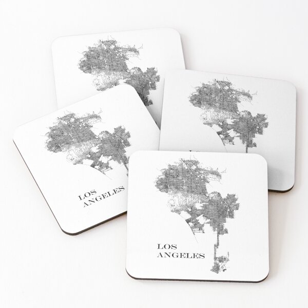 Item preview, Streets of Los Angeles (Black on White) designed and sold by Douglas E. Welch Design and Photography.