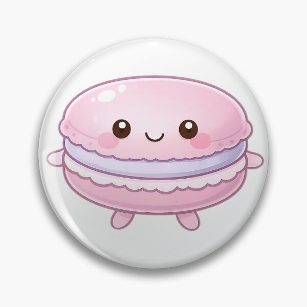 Item preview, Kawaii Pink Macaron French Cookie Cute Bakery Sticker designed and sold by DesignEG.