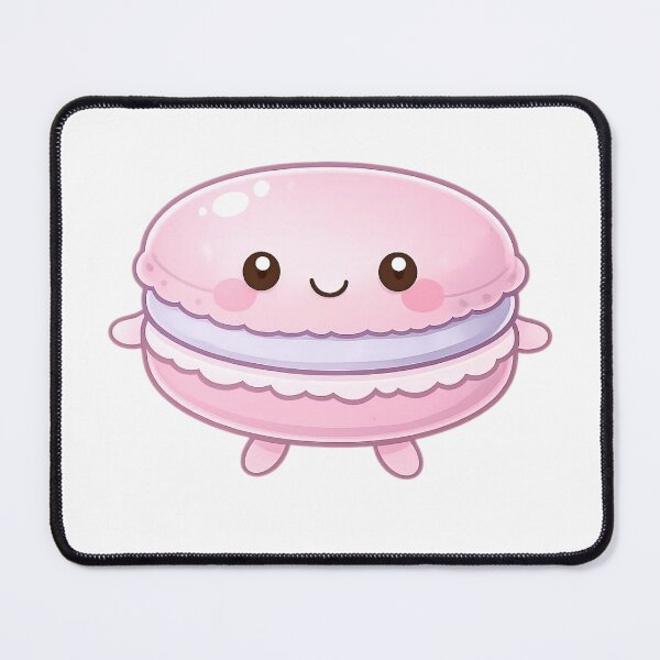 Item preview, Kawaii Pink Macaron French Cookie Cute Bakery Sticker designed and sold by DesignEG.