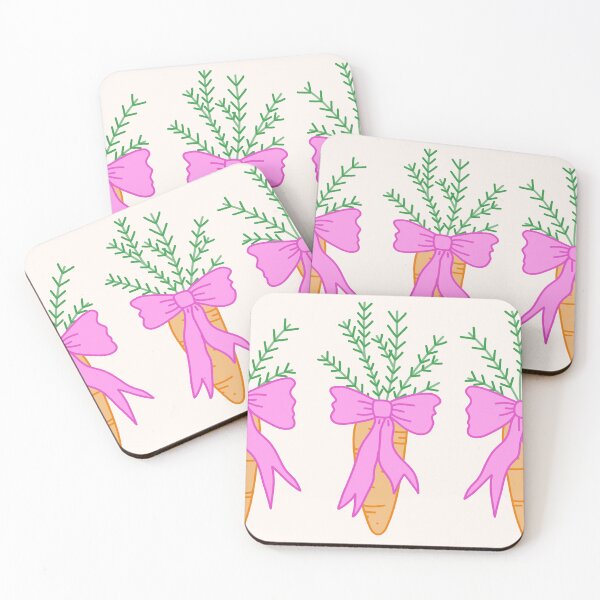 Item preview, Coquette carrots with pink bows designed and sold by FrancesPoff.