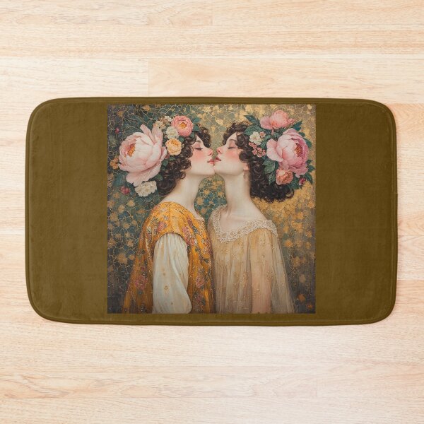Item preview, Two girls with peony flowers in their hair. designed and sold by Natalia-Vlad.