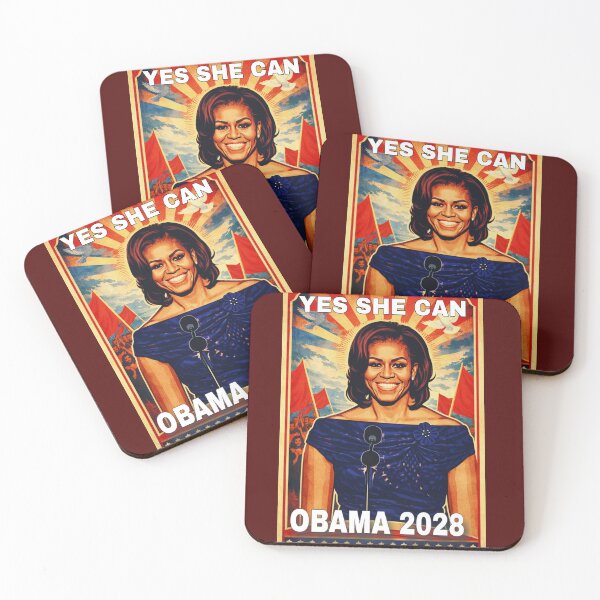Item preview, Yes She Can Michelle Obama 2028 designed and sold by CMooreWorx.