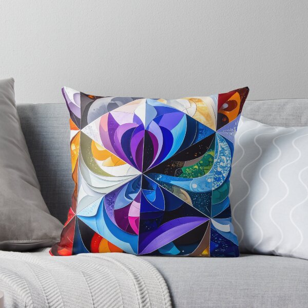Item preview, Prismatic Balance – Luminous Abstract Geometry designed and sold by NizuCaCi.