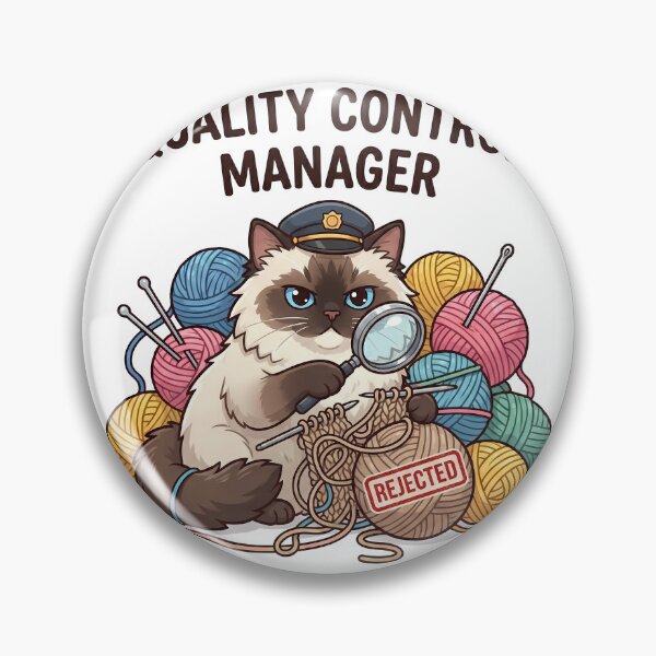 Item preview, Knitting & Crochet Helper - Funny Ragdoll Cat Meme designed and sold by Studio-Pixel.