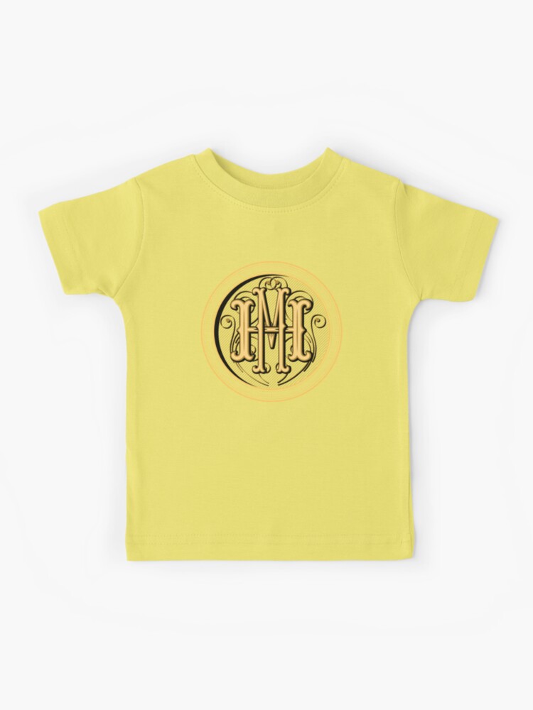 Personalized Kids Tshirt Custom Name Toddler Shirt Gold Letter