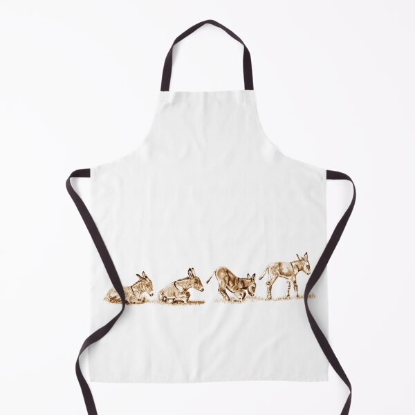 Item preview, Drawings of a donkey standing up - brown colorized version designed and sold by SylvieG18.