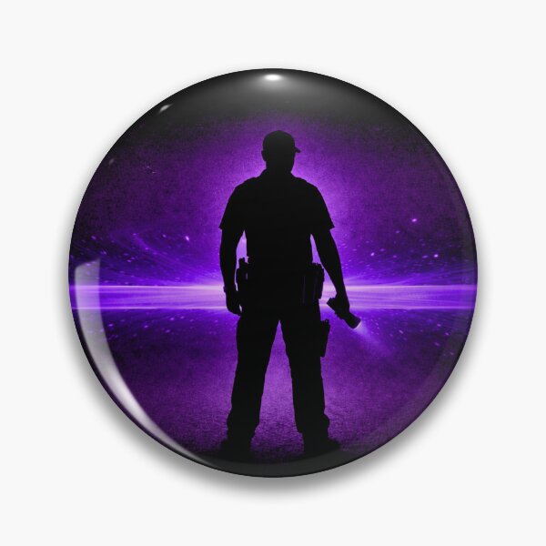 Item preview, SVT First Responder Series – Purple Vigil Armed Security Guardian Silhouette designed and sold by SEVERTREND APPAREL .