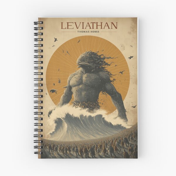 Item preview, Leviathan - Political Allegory Giant Woodcut Poster Art designed and sold by Juuskus.