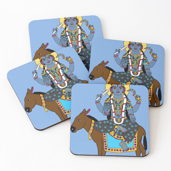 Item preview, Child Kalratri Art – Divine Feminine Spiritual Illustration designed and sold by Harshit_Digital_Arts.