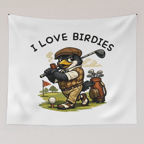 Item preview, I Love Birdies Golf Bird designed and sold by pUNKnown.