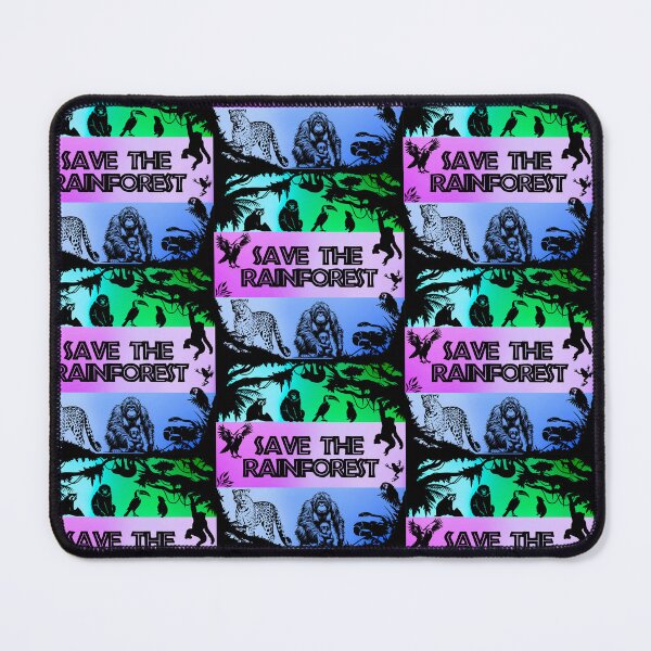 Item preview, Save the Rainforest Pop Art – Bold Color Wildlife & Nature Activism Design designed and sold by Fredster1966.