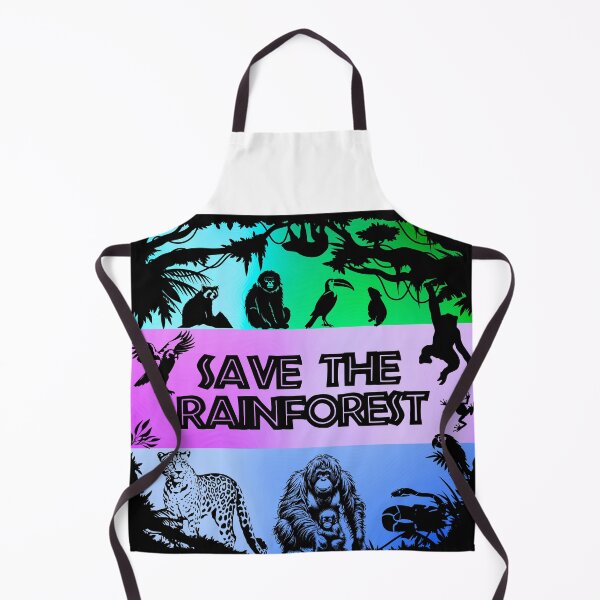 Item preview, Save the Rainforest Pop Art – Bold Color Wildlife & Nature Activism Design designed and sold by Fredster1966.