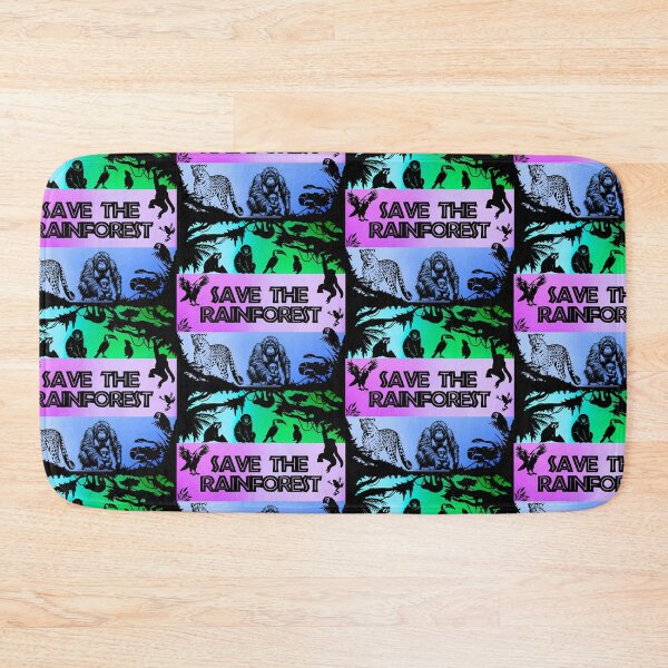 Item preview, Save the Rainforest Pop Art – Bold Color Wildlife & Nature Activism Design designed and sold by Fredster1966.