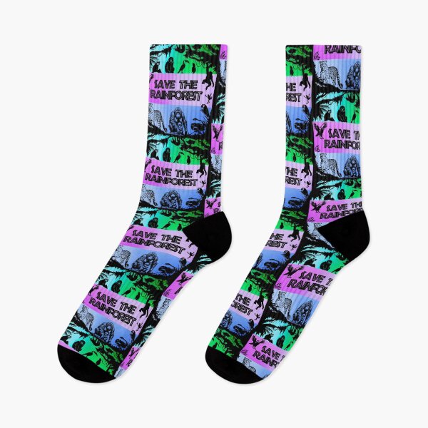 Item preview, Save the Rainforest Pop Art – Bold Color Wildlife & Nature Activism Design designed and sold by Fredster1966.