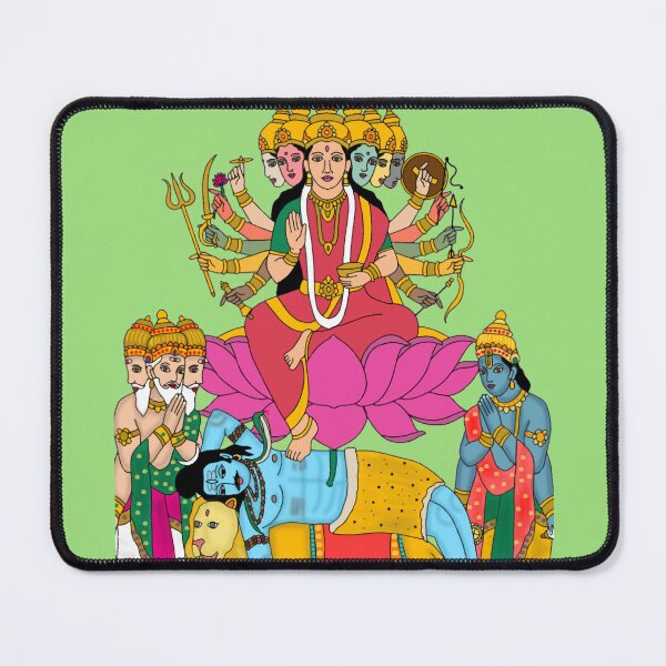 Item preview, Goddess Kamakhya Art – Divine Feminine Spiritual Illustration designed and sold by Harshit_Digital_Arts.