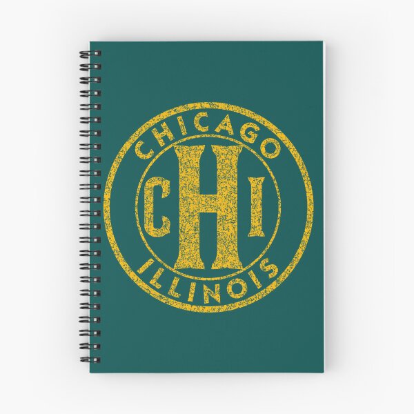 Item preview, Chicago Illinois Vintage Sign Distressed Amber  designed and sold by unikusa.