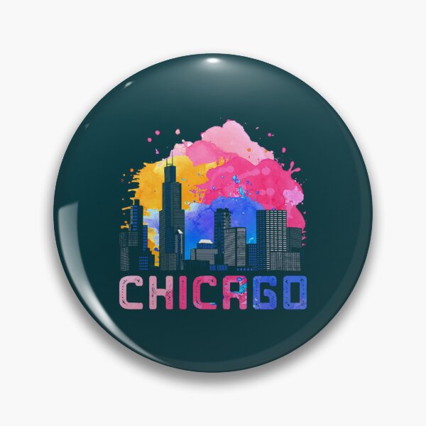 Item preview, Chicago Skyscape Retro Illinois designed and sold by unikusa.
