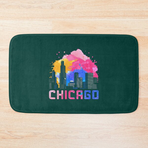 Item preview, Chicago Skyscape Retro Illinois designed and sold by unikusa.