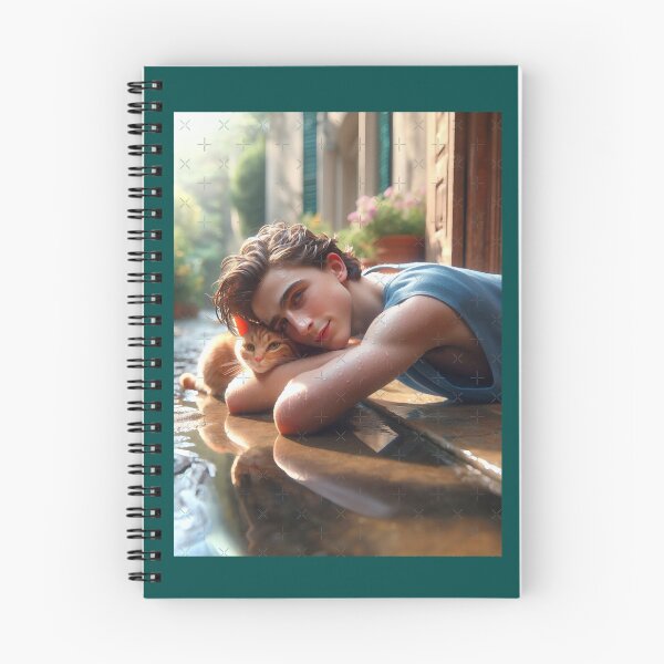 Item preview, Elio Perlman and cat CMBYN designed and sold by unikusa.