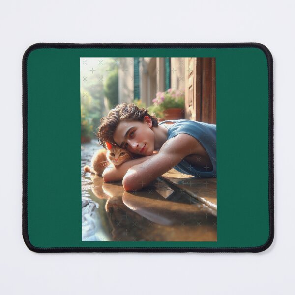 Item preview, Elio Perlman and cat CMBYN designed and sold by unikusa.