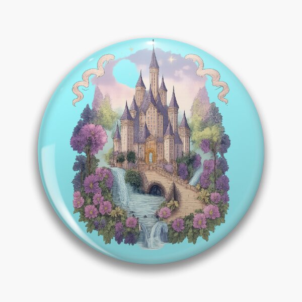 Item preview, Enchanted Medieval Castle Illustration – Castlecore Fantasy Art Design designed and sold by Fashion Empire.