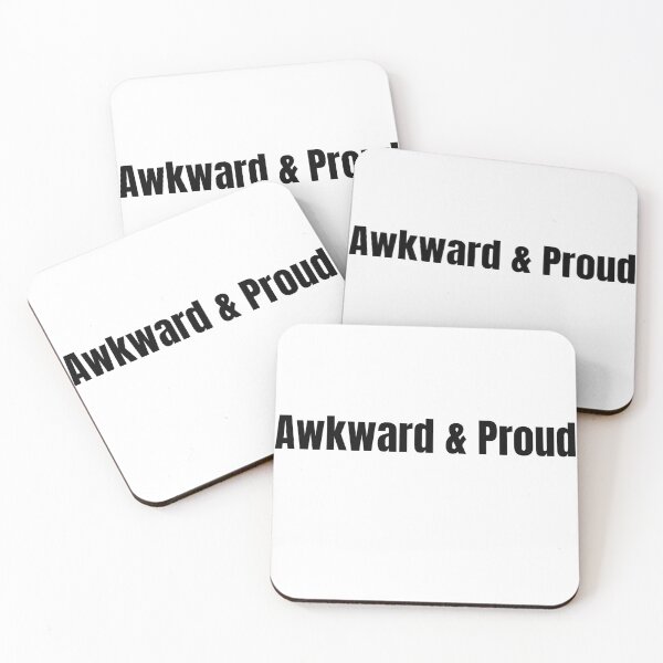 Item preview, Awkward & Proud, Funny sayings, humour quotes designed and sold by MinimalistSunny.