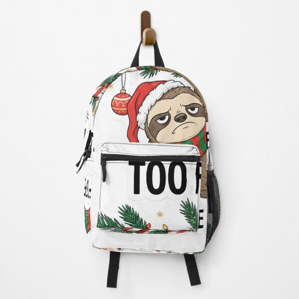 Item preview, Tired Christmas Sloth - Holiday Coffee Lover Design designed and sold by The Grumpy Pet Club.