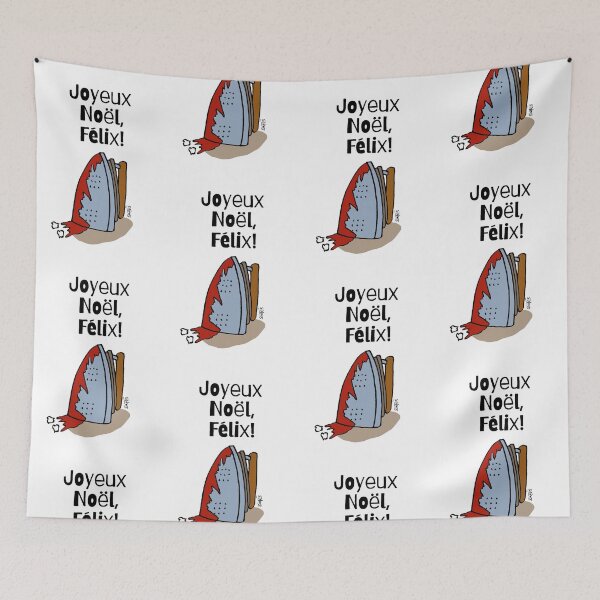 Item preview, Merry Christmas, Felix! - Cult Iron Shot. Illustration. designed and sold by Eric Sintès.