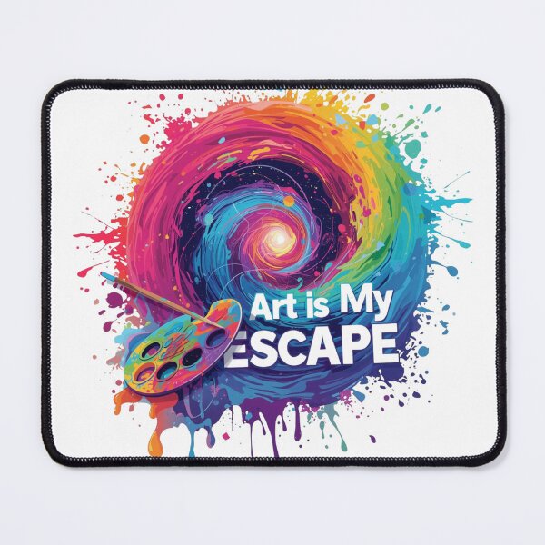 Item preview, Art is My Escape designed and sold by RisingWolfStudio.