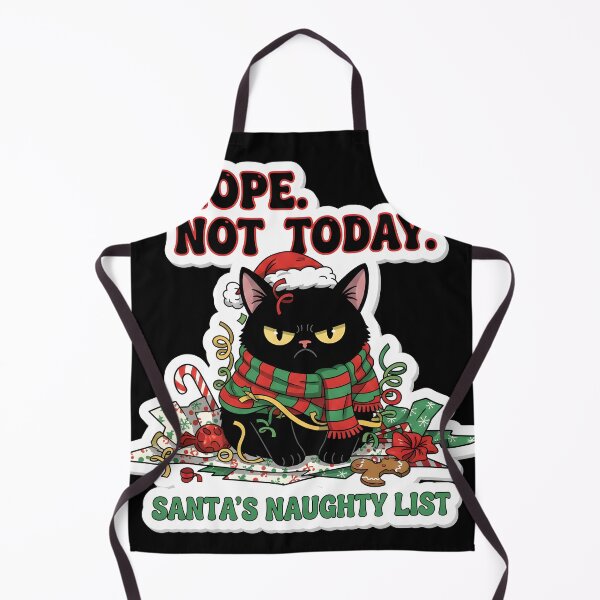 Item preview, Anti-Holiday Black Cat - Sarcastic Christmas Meme designed and sold by The Grumpy Pet Club.