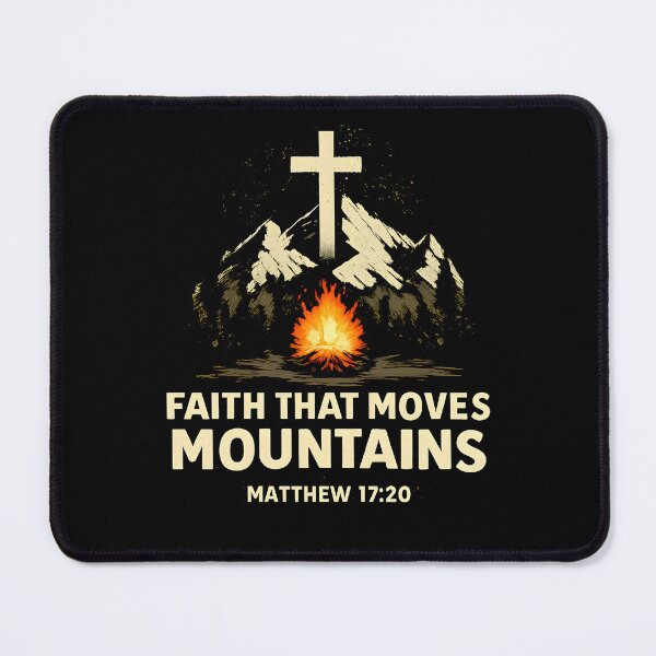 Item preview, Faith That Moves Mountains – Christian Outdoor Cross Mountain Shirt designed and sold by HooptownRV.