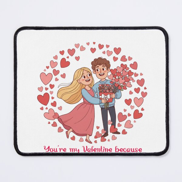 Item preview, You're my valentine because everyone else said no designed and sold by Misty Brook Designs.