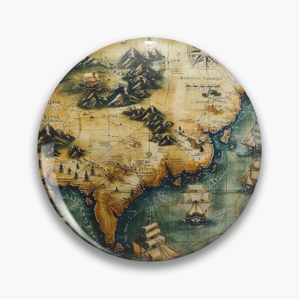 Item preview, Pirate Map designed and sold by Dlfj.