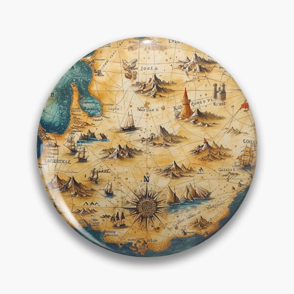 Item preview, Pirate Map designed and sold by Dlfj.