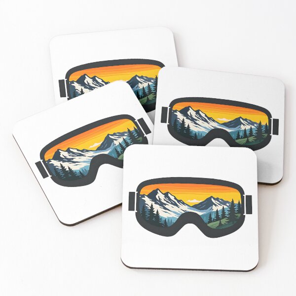 Item preview, Sunset Goggles 2 - snowboard designed and sold by artbycynthias.