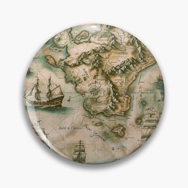 Item preview, Pirate Map designed and sold by Dlfj.