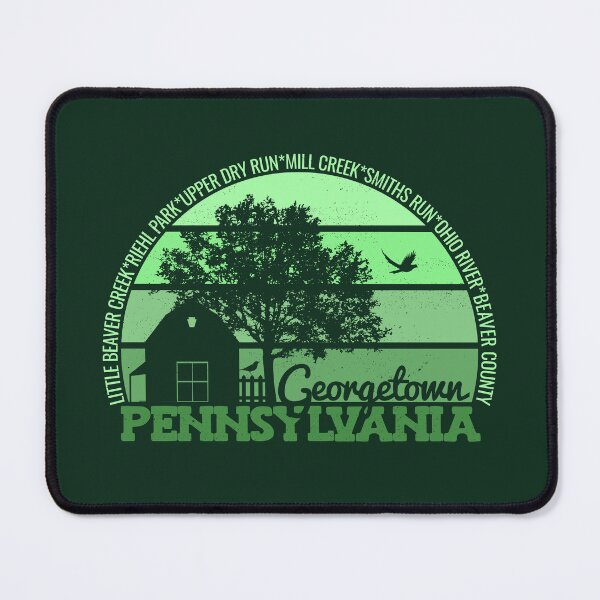 Item preview, Georgetown Pennsylvania Sunset Retro Vintage Local Pride Logo designed and sold by CRHPOD20.