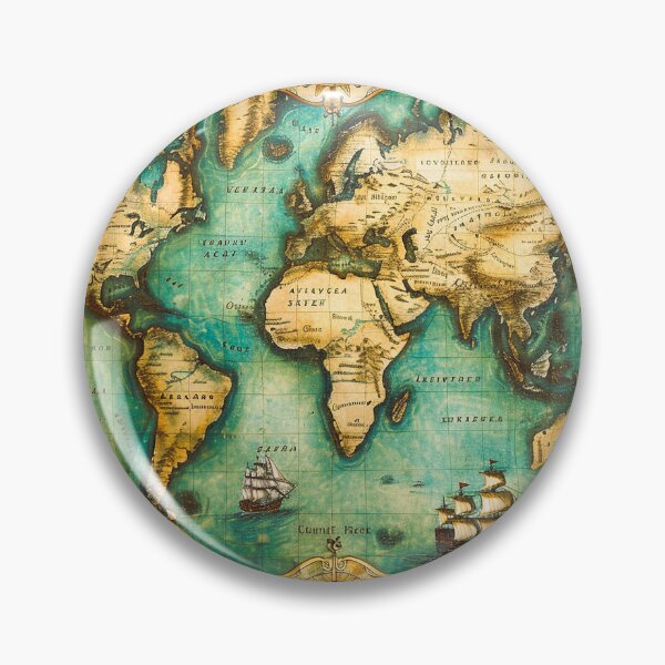 Item preview, Pirate Map designed and sold by Dlfj.