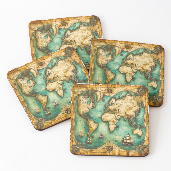 Item preview, Pirate Map designed and sold by Dlfj.