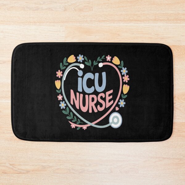 Item preview, ICU Nurse Critical Care RN Nursing Stethoscope Heart designed and sold by skanderio.
